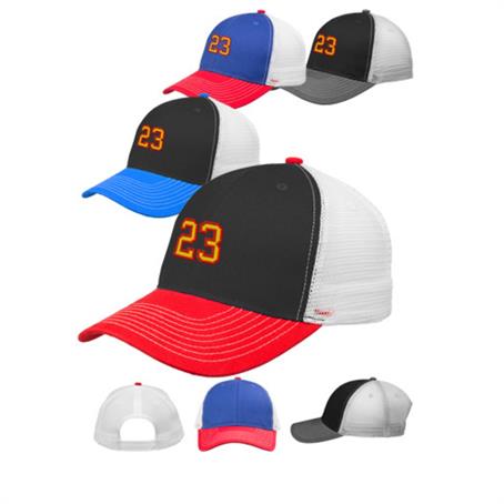 AC85US - Cameron Snap Back Tri-Color Baseball Caps