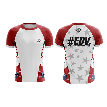 AHDSRW18 - Women's Round Neck T-Shirt w/Edge to Edge Sublimation Tshirt