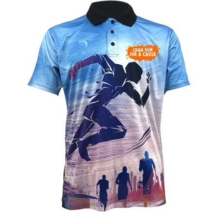 APLDS03U - Unisex Sublimation Polo 150 GSM 100% Polyester Performance Polos