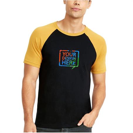 AT3650C - Next Level Full Color 4.3 Oz Raglan T Shirt