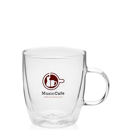 BP056 - 7 oz Crystalite Double Wall Glass Mugs