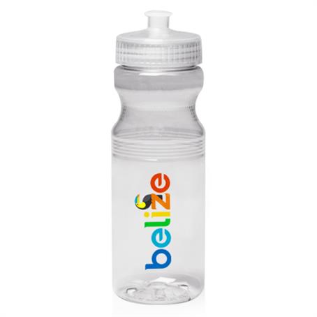 BP2463 - 24 Oz. Poly-Clear Bike Contoured Shape Water Bottles