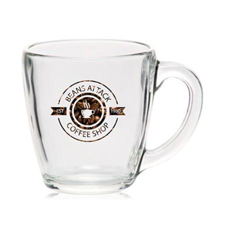 BP5344 - 15.5 oz. Libbey Tapered Clear Glass Coffee Mugs