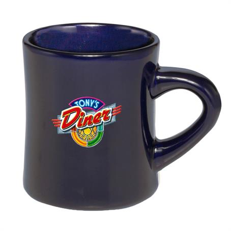 BP8000 - 12 oz. Thick Grip Glossy Ceramic Diner Custom Mugs