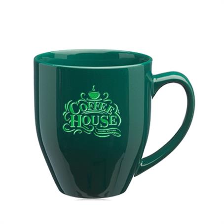 BP5000 - 16 Oz. Bistro Glossy Personalized Coffee Mugs
