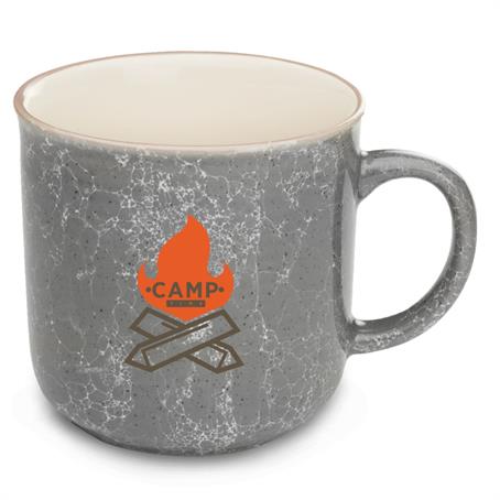 13oz Ceramic Custom Campfire Coffee Mugs in Bulk