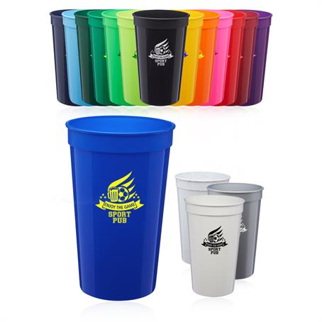 BPASC22 - 22 oz. Plastic Stadium Cups