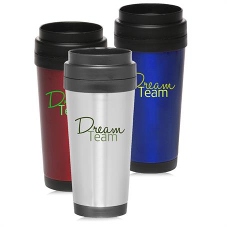 BPAST65 - 16 oz. Stainless Steel Travel Insulated Mugs