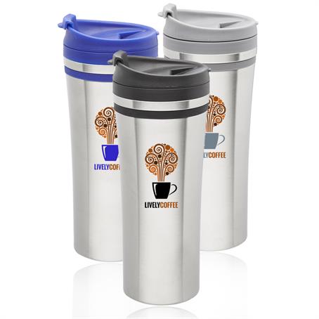 BPATM377 - 15 oz. Stainless Steel Mia Insulated Travel Mugs