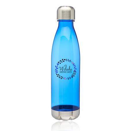 BP324 - 25 Oz. Levian Plastic Cola Shaped Water Bottles