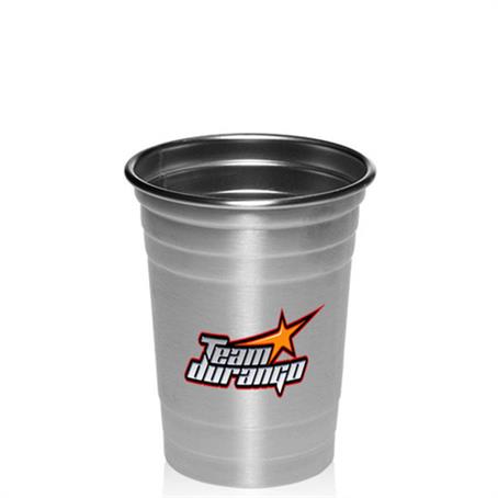 BPM270 - 16 oz. Stainless Steel Cups With Wide Rim