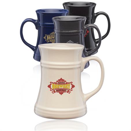 BPM96 - 17 oz. Beer Mugs Ceramic Tankard