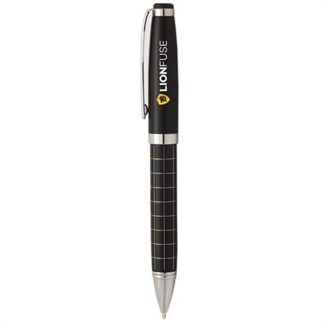 BPMP274 - Metal Onyx Grid Ballpoint Pens
