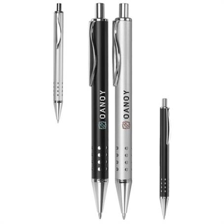 BPMP279 - Metal Swerve Clip Ballpoint Pens
