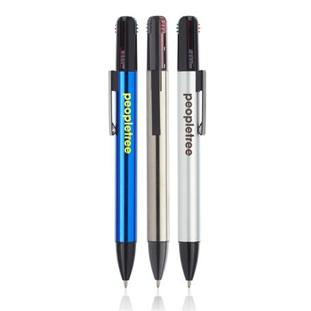 BPMP284 - Metal Bierce 4-In-1 Ink Pens