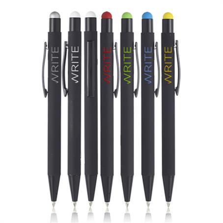BPMP379 - Pop Pens Rubberized Color with Stylus