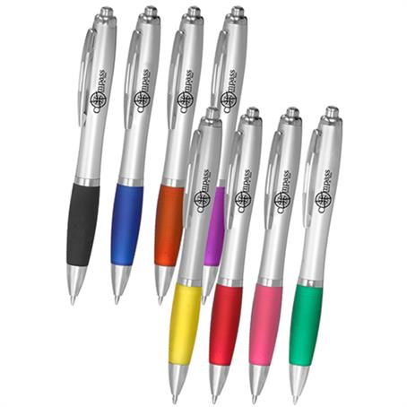 BPN1571 - Writing Rubberized Grip Pens
