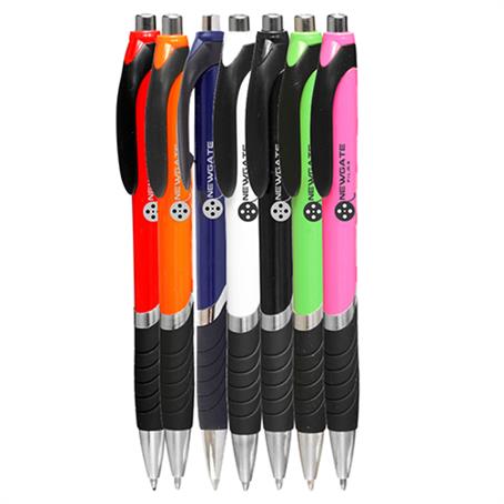 BPN718 - Rubber Grip Ballpoint Pens