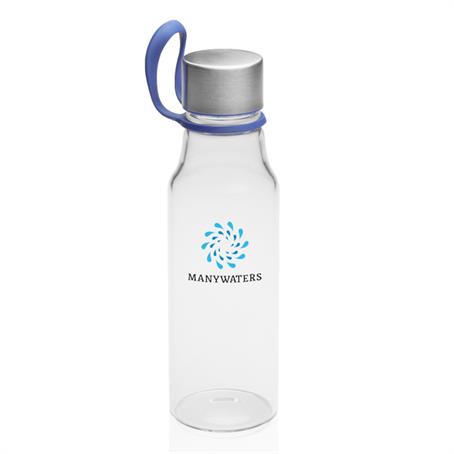 BPWB325 - 17 oz. Borosilicate Glass Water Bottles with Carrying Strap