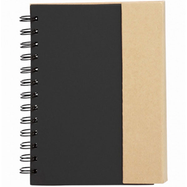 OF-NB218 - Eco Flip Top Notebook W/ Sticky Notes