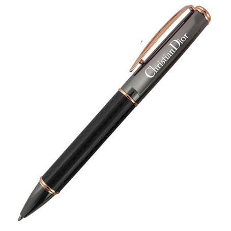 EM-CC05R - Crown Collection Metal Pen (Carbon Fiber/Rose Gold)