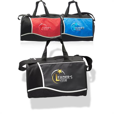 IDFBUS13 - Promotional Large Duffel Bags w/ Front Pocket