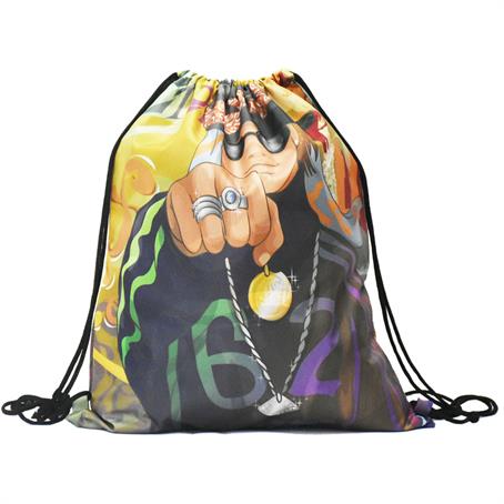 IDSB03FC - DRAWSTRING BACKPACK WITH FULL COLOR SUBLIMATION CINCH SPORTS BAG