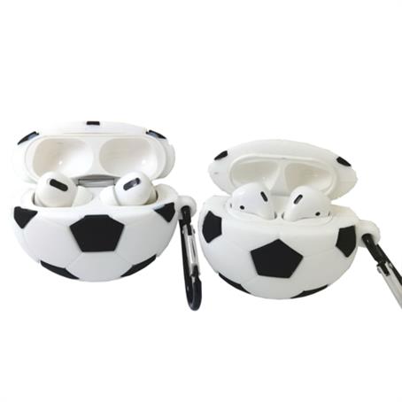 IMDCS203 - Silicone Soccer Airpods Case with Keyring