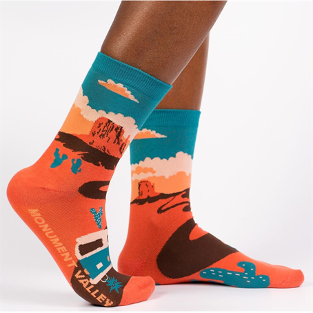 IMDSSY152 - 200 NEEDLE YOUTH BELOW THE CALF SUBLIMATED FULL COLOR CREW SOCKS