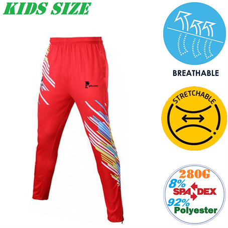 IMSABK284 - 280G Kids Spandex Interlock Fleece Track pants, Breathable