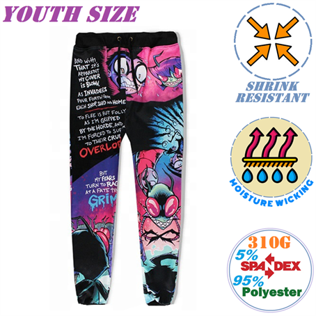 IMSABY272 - 310G Youth Fleece Jogger Trousers, Shrink & Wear Resistant