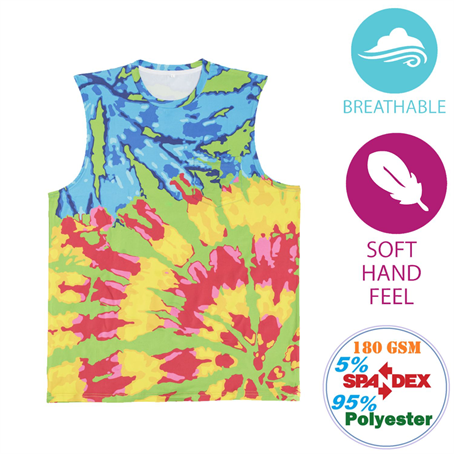 IMSAM118 - 180G Unisex Poly-cotton breathable Tanks