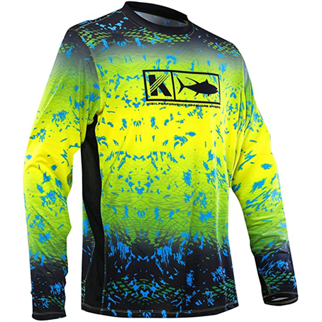 IMSATS822 - 135G fabric Long Sleeve Unisex Fishing T Shirt, UV resistant