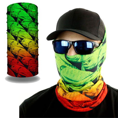 IMSB23 - 2-Layer Reusable Face Bandana mask Tube w/ Full Color Logo