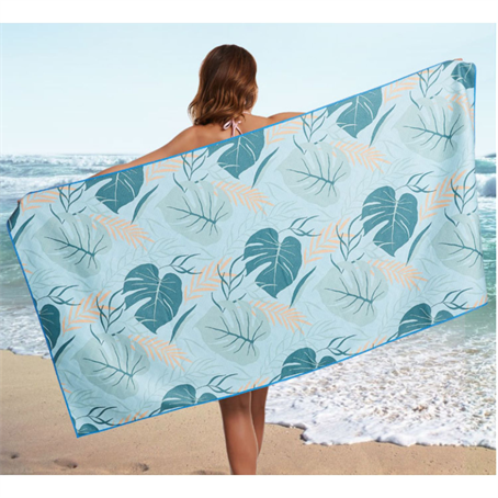 IMSBT2M3060 - 30"x 60" Sublimated Sand Proof Waffle Microfiber Beach Towel
