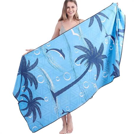 IMSM3060 - 30"x 60" Sublimated Microfiber Sand Proof Beach Towel