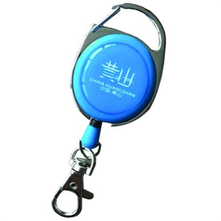 IM-BCRLC - Carabineer Badge Reel With Lobster Claw