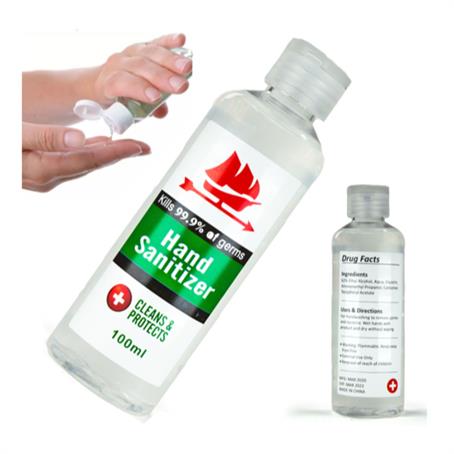 IHSVAB34 - Hand Sanitizer Gel 3.4 oz (100 ml) USA full color imprint