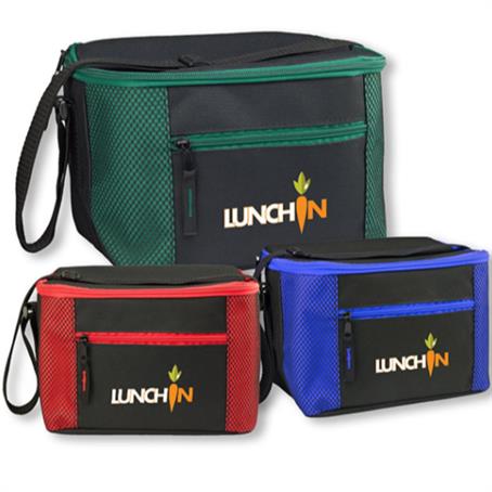 ILBUS30 - Lunch Bags - Aluminum Foil Insulated Lunch Bag W/ Zip Pocket