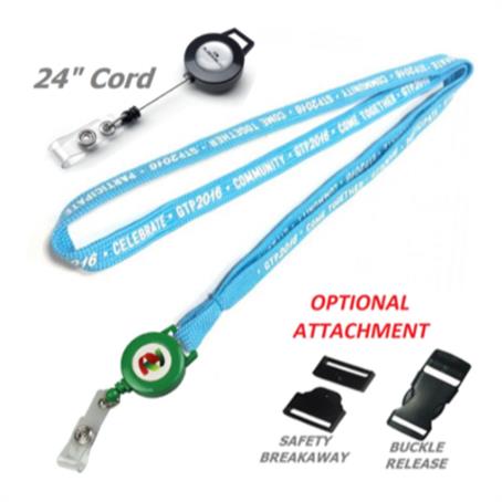 IM-LTBRC - Tube Lanyard With Retractable Reel Combo