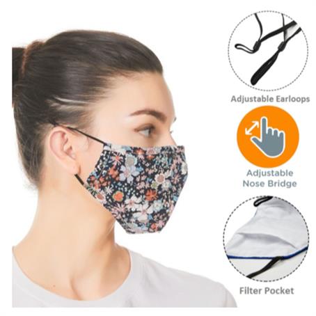 IMS3LRSH old - Rush 3-Layer Face Mask W/Full Color Sublimation Safety Masks