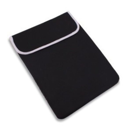 INLSD122 - Dye-Sublimation Neoprene Laptop Sleeve w/ Velcro Flip Cover