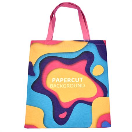 ITBFC014 - FULL COLOR TOTE BAG WITH 80 GSM PET