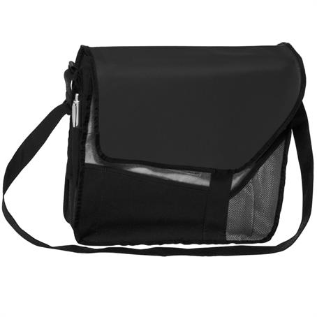 ITLB31US - Messenger Bag - Slant Flap Laptop Bags W/ Shoulder Strap