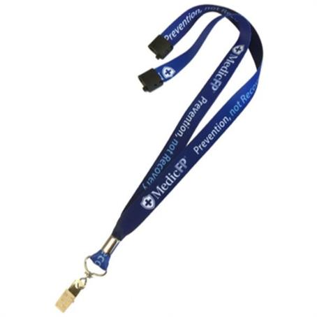 LAN-US34SB - Usa Made Full Color Sublimation Lanyards With Safety Breakaway