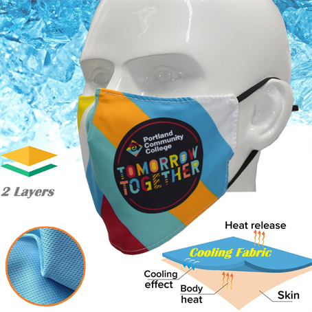 MSC2PK - IcyKool Face Mask 2-Layer Breathable Summer Face Masks