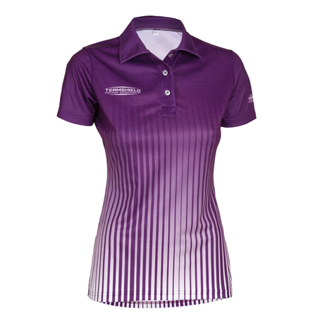 APLDS01W - Womens Sublimation Polo 150 GSM 100% Polyester Performance