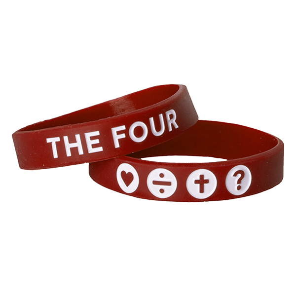 WCF12 - 1/2" Color Filled Wristband