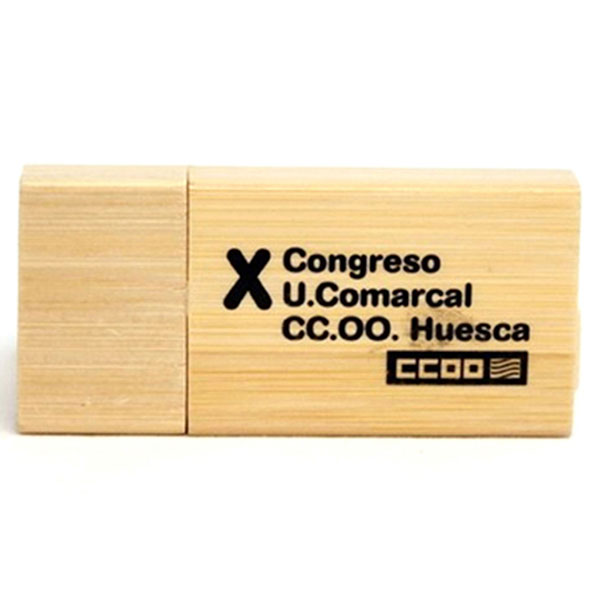 TCH-SWD110 - Square Wooden Usb Drives - 128Mb