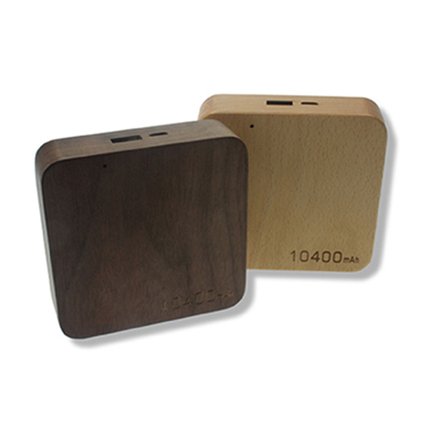TCH-HCWPWR10400 - High Capacity Wooden Powerbank